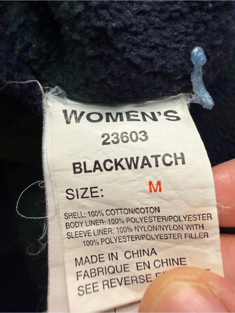 Vintage Woolrich Denim Fleece Lined Shacket Medium - Picture 8 of 9